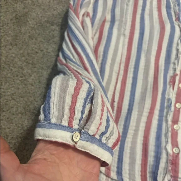 We The Free Valley Valley Double Cloth Stripped Shirt - Picture 7 of 8